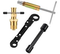 Ounfhtrttk 4 Pcs Angle Stop Wrench Kit Plumbing Tool, Olive Ring Removal Tool with Diameter of 1/2", 3/4",Compression Sleeve Puller