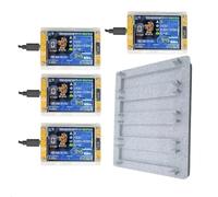 Ounfhtrttk + 4 Slots Stand 4X950KH/S Upgraded Harshrate Miner 2.8" Smart Display Bitcoin Crypto Solo Lottery Mining Device