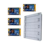 Ounfhtrttk + 4X 1000KH/S 4 Slots Stand Harshrate 2.8 Inch Smart Display Lotter Upgraded Bitcoin Crypto Solo Miner