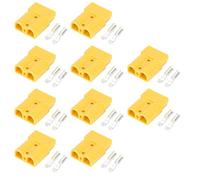 Ounfhtrttk 50A High Current Connector for Electric Vehicle Batteries, UPS, Solar Cables, New Plugs Yellow
