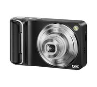 Ounfhtrttk 5K Digital Camera for Photography with 6X Optical Zoom, 64MP Autofocus WiFi Vlogging Camera with Dual Lens Touch Screen