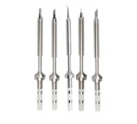 Ounfhtrttk 5PCS Soldering Iron Tips,TS100 Series Rapid Heating Replacement Tip for Pinecil TS100 TS101 Soldering Iron