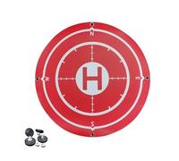 Ounfhtrttk 60CM Drone Landing Pads Foldable Portable Landing Pad Waterproof Stain-Proof for Drone Universal Red