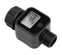 Ounfhtrttk 99999L LCD Water Meter 3/4" IPX6 Multi-Mode Real-Time AVG/Total for Gardening Agricultural Irrigation Monitoring UK Plug