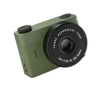 Ounfhtrttk A5 Small Digital Camera Mini Video Cam Dual Camera Mini Digtal Camera withIPS Screen Retro Kids Camcorder Green