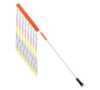 Ounfhtrttk Adjustable Bicycle Flag with Pole for Safe Reflective Waterproof Warning Flag for Mobility Tricycle Go Kart ATV