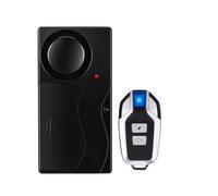 Ounfhtrttk Alarms Sensitivity Adjust Anti Theft Vibration Window Door Alarm with Remote Control for Bike Car Scooter