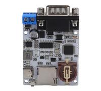 Ounfhtrttk Archive Type C Serial Data Logger Recorder Timestamp with 2 LED Indicators TXT File 232 Interface to Small Memory Card Module