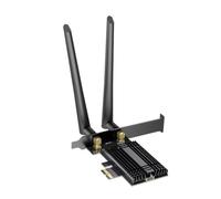 Ounfhtrttk BE200 WiFi 7 Wireless WiFi Card Adapter PCI-E Network Card 8774Mbps Tri-Band 2.4GHz/5GHz/6GHz Bluetooth 5.4 for Win11