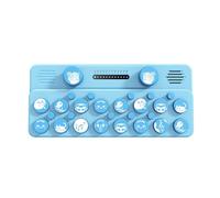 Ounfhtrttk Birthday Gift Electronic Keyboard Light Pocket Music Keyboard Portable Electronic Piano Midi Instrument Bluetooth