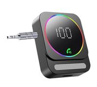 Ounfhtrttk Bluetooth 5.3 Receiver AUX Audio Adapter Car Home Stereo Headphones Wireless Output 3.5mm One to Two Music Handsfree