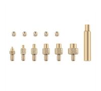 Ounfhtrttk Brass Thread Embedded Heat Insertion Soldering Iron Tool Set for 3D Printer Heat Insert Nut Iron Tip Kit