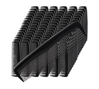 Ounfhtrttk Bulk 100 Pieces Black Plastic Pocket Hair Combs 5 Inch Fine and Wide Tooth for Women and Men, Hotel, Travel