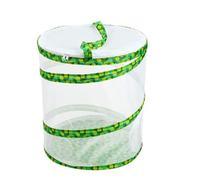 Ounfhtrttk Butterfly Farm Live Habitat Observe Caterpillars Transform Into Butterflies 13.8" X 12" Tall - Clear Mesh Enclosure Terrarium