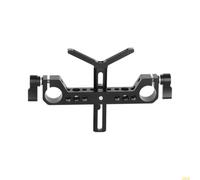 Ounfhtrttk Camera Shoulder Mount Double Hand Grip Adjustable Lens Support for DSLR Camera Camcorder Support Accessories