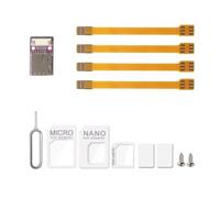 Ounfhtrttk Cell Phone IC Card Activation Tool MINI SIM Card Converter Sim Cards Adapter 15cm Flex Cable B