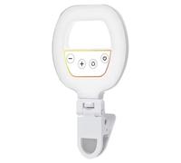 Ounfhtrttk Charging Ring Phone Fill Light Portable Phone Selfie Beauty Light Rgb Light with Bluetooth Selfie Remote Control