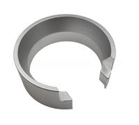 Ounfhtrttk Coffee Bean Grinder Dosing Ring Magnetic for GEMILAI 9010B/C Coffee Grinder Dosing Funnel Silver