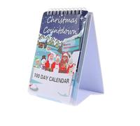 Ounfhtrttk Countdown Desk Calendar 2025 Christmas Tear Off, 100 Day Christmas Countdown, Wall Art Home Decor Desk