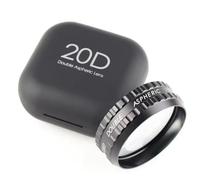 Ounfhtrttk Double Aspheric Lens with Diagnostic Indirect Function-1 Piece Included in Storage Case 20D