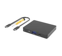 Ounfhtrttk Dual M. 2 NVMe SSD Enclosure- USB-C Interface, 10Gbps Speed, Supports 2230/42/60/80mm SSDs Up to 4TB- Dual-Bay Design, Multi-OS Compatibility