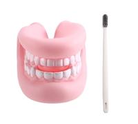 Ounfhtrttk Educational Tool Mouth Puppet with Tongue Teeth Mouth Hand Puppet Dental Mouth Model with Toothbrush for Boy Girl