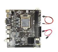 Ounfhtrttk -Enabled H61 Computer Motherboard LGA1155 2x DDR3 Memory Slot 6X USB Interface for G1610/G2030 1620/1630 CPU