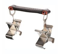 Ounfhtrttk Ergonomic Metal Canvas Clip Artificial Strap Wet Canvas Carrier Clamp for Oil Painting Frames Art Supplies Practical Frame Separator for Artists Customer Needs