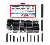 Ounfhtrttk Expansion Spring Pins, Slotted Tension Pins, Split Dowels& Roll Pin Assortment Kit-435-Piece