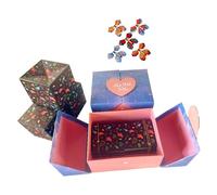 Ounfhtrttk Fashion Surprise Gift Box Set Personalized Gift Bag Birthday Gift Valentine'S Day Gift Bouncing Red Envelope I