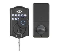 Ounfhtrttk Fingerprint Door Lock with APP Control/Fingerprint/Password/Key, Smart Deadbolt Lock with Automatic Lock