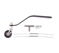 Ounfhtrttk Fixed Wing Airplane for 26CC/50CC/100CC Gasoline Engine Carbon Fiber Rear Landing Gear Support+ PU Wheel Steering Kit A3