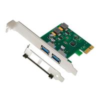 Ounfhtrttk FL1100 Chip 5.0Gbps USB3.0 PCI-E Expansion Card Gen1 USB-A HUB Adapter Card Power-Free Expansion Card
