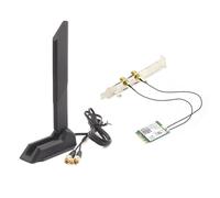 Ounfhtrttk Foldable Antenna RTL8922AE WiFi7 2.4G/5G/6G Tri-Band 6338Mbps Wireless Network Card Bluetooth 5.4 WiFi Adapter