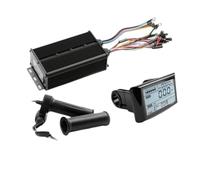 Ounfhtrttk For 2000W Lithium Battery Tri-Mode Controller 36V/48V/52V 60A with SW900 Instrument Panel+ Locking Throttle for Electric Bicycle Retro Fit Kit