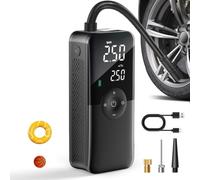 Ounfhtrttk for Car Tire Inflator Rechargeable Electric Portable Digital Air Compressor for Bicycle Football Ball