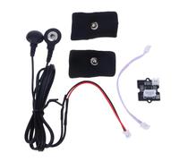 Ounfhtrttk Galvanic Skin Response Skin Current Sensor GSR Kit Resistance Electrical Conductivity Fingertip Grove Detection Module GSR Sensor for Measuring Electrodermal Activity