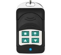 Ounfhtrttk Garage Door Remote Control 433MHz Wireless Copy Function Super Metal Four-Button Rolling Code Security Protection Safety