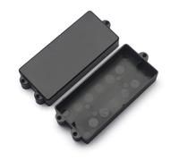 Ounfhtrttk Guitar Pickup Cover Closed Style Guitar Pickup 2pcs Black Matt Black Cover for 4/5/6 String Instruments 5MB