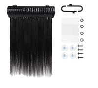 Ounfhtrttk Hair Extension Holder Stand for Styling, 4 Installation Modes with Tool, Hair Extension Holder Designed for Washing B