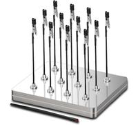 Ounfhtrttk Helping Hands the Bendable-Crocodile Clip is Magnetic Hird Hand Tool for Soldering, Model Painting,PCB Holder. (Black) B