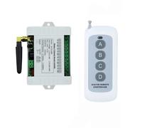 Ounfhtrttk Industrial 4-Channel Transmitter Remote Control Switch, 12V-36V Wireless High-Power for Equipment& Lamp Control