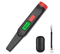 Ounfhtrttk IP54 Waterproof Handheld Gold Metal Detector with LED Light Portable Pinpointing 360° Strong Induction Detector C