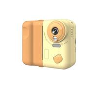 Ounfhtrttk Kids Instant Print Camera 1080P HD Digital Camera with 2.4 Inch IPS Screen 10X Optical Zoom Includes 32GB TF Card Yellow