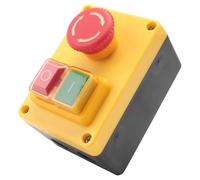Ounfhtrttk KJD17D 250V 16A Electromagnetic Push Button Switch Emergency Stop Switches for Electric Tools & Machine Tool Equipment