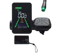 Ounfhtrttk L5 Mountain E-Bike NFC LCD Display Meter UART 24V/36V/48V/60V Type C Electric Scooter LCD Meter NFC Speedometer 5PIN