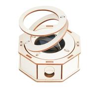 Ounfhtrttk Learning Technology Science Kit DIY Solar Double Ring Model Physics Material Experimental Tool Kit DIY Toy Kit