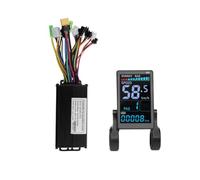 Ounfhtrttk M5 Electric Bike Color LCD Display Meter 36V 48V/22A 9 Tube Sine Wave Controller E Scooter LCD Panel for Mountain EBike