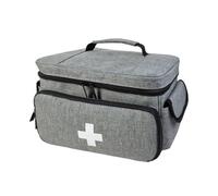 Ounfhtrttk Medicine Storage Bag Empty Lockable Pill Bottle Organizer with Portable Zippered Pouches Medicine Box for Home Travel,D