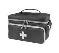 Ounfhtrttk Medicine Storage Bag Empty Lockable Pill Bottle Organizer with Portable Zippered Pouches Medicine Box for Home Travel,C